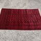 Vintage Baluch carpet handmade from natural wool, Afghanistan 1960.