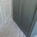 Vintage Parisian sideboard re-enchanted in smoky green.