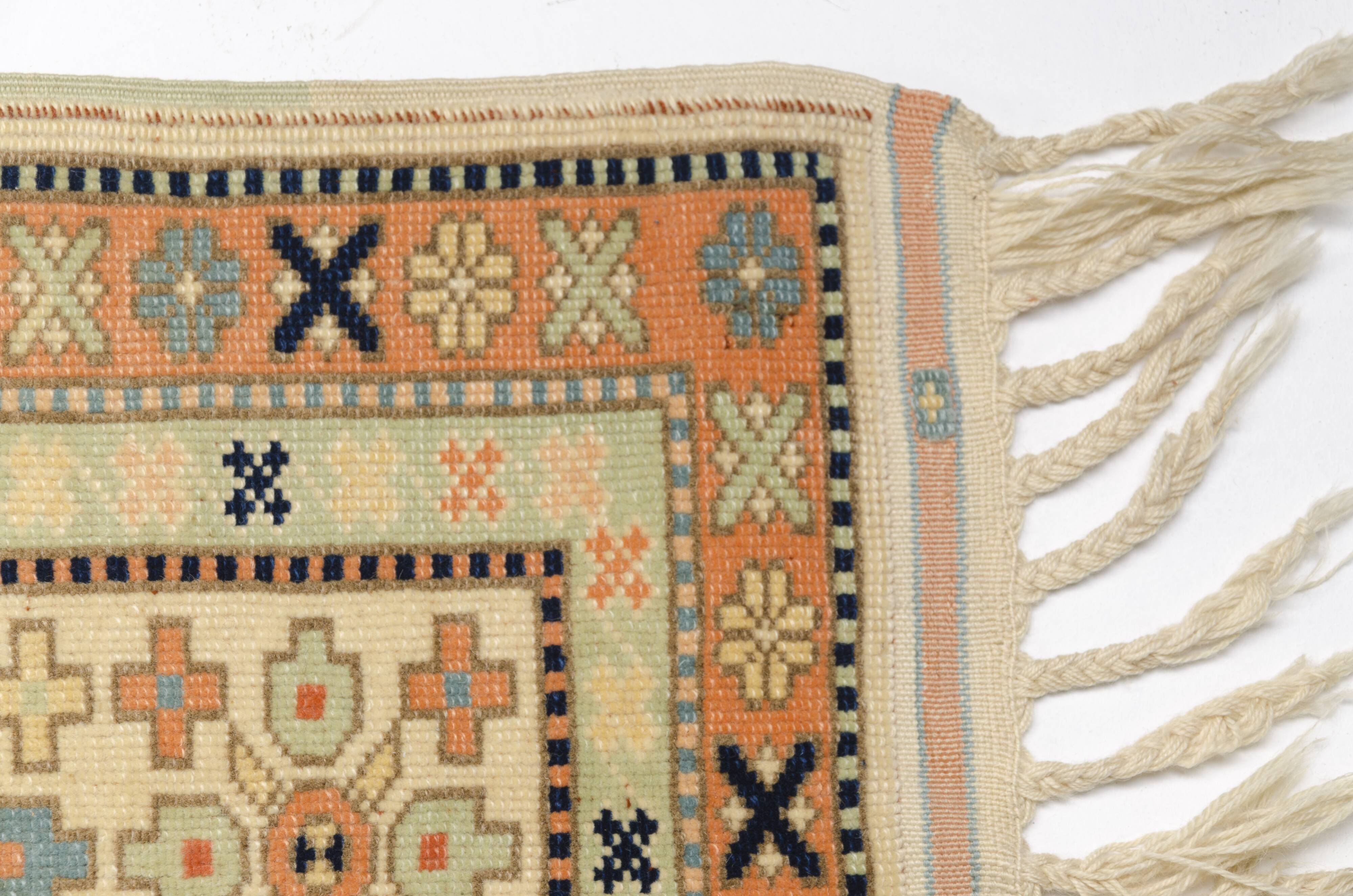 Tapis vintage noué à la main pour la maison