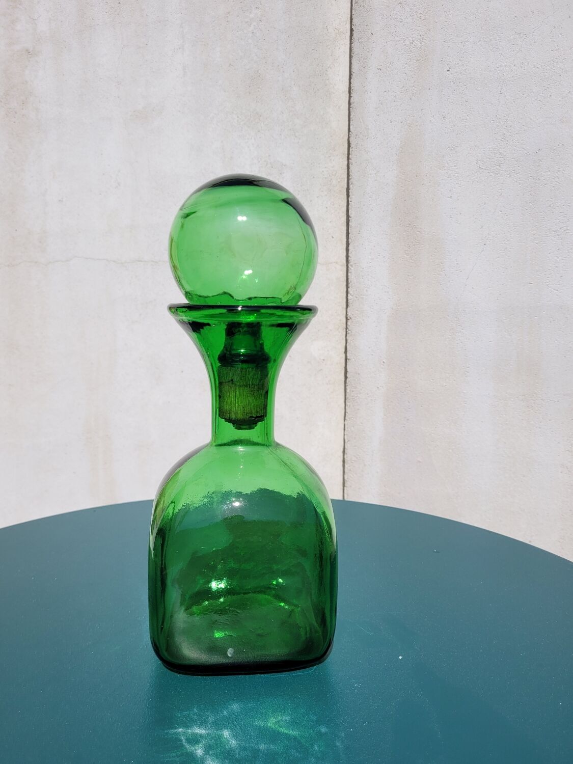 Vintage glass decanter