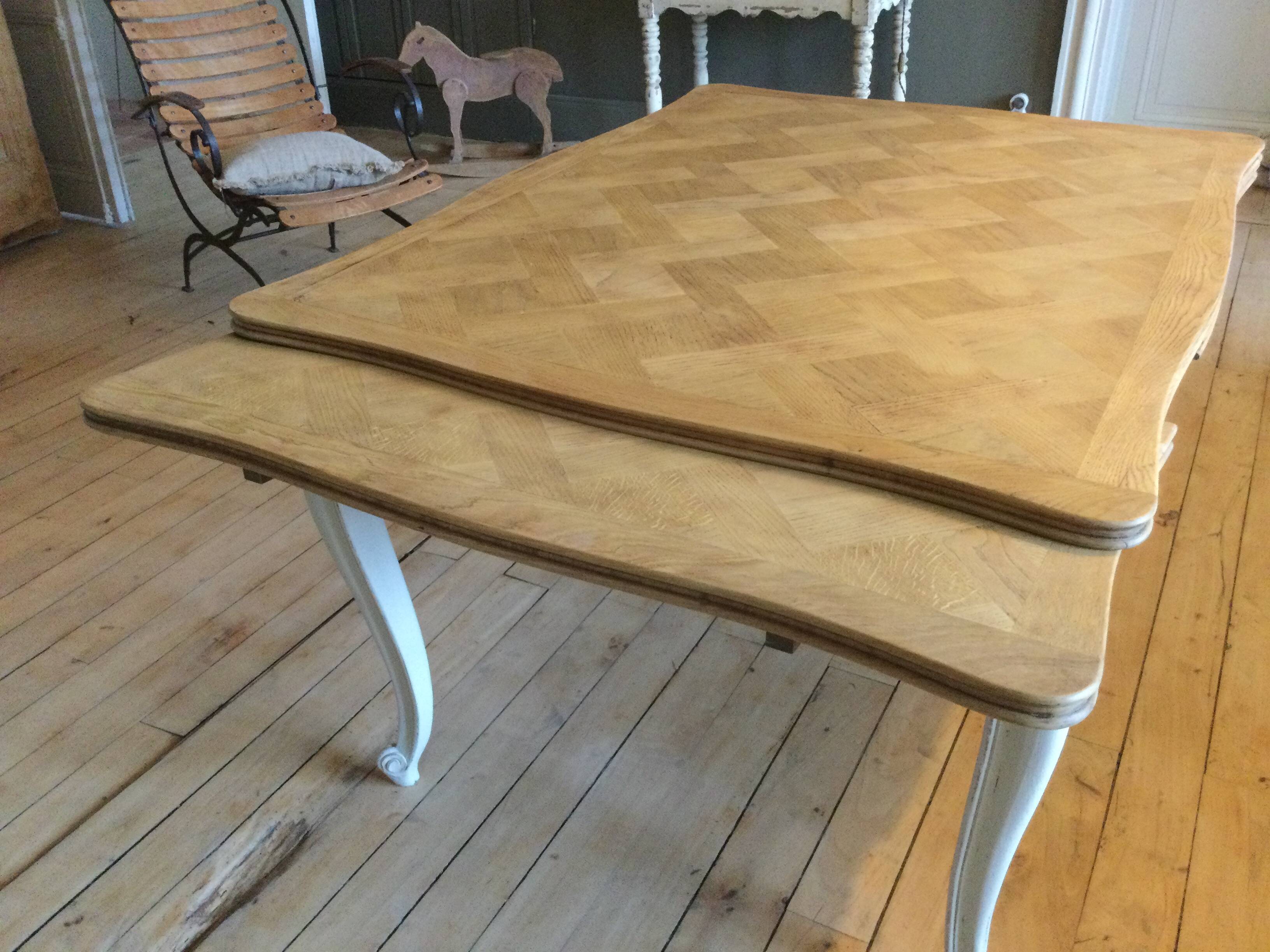 Antique dining table with extensions
