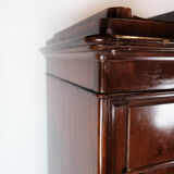 Secretaire of mahogany with inlaid wood, 1840s