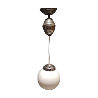 Vintage Opaline pendant lamp