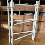 Old wooden towel rack