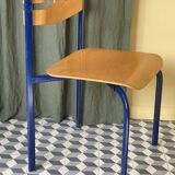 Cobalt Blue Stacking Chairs