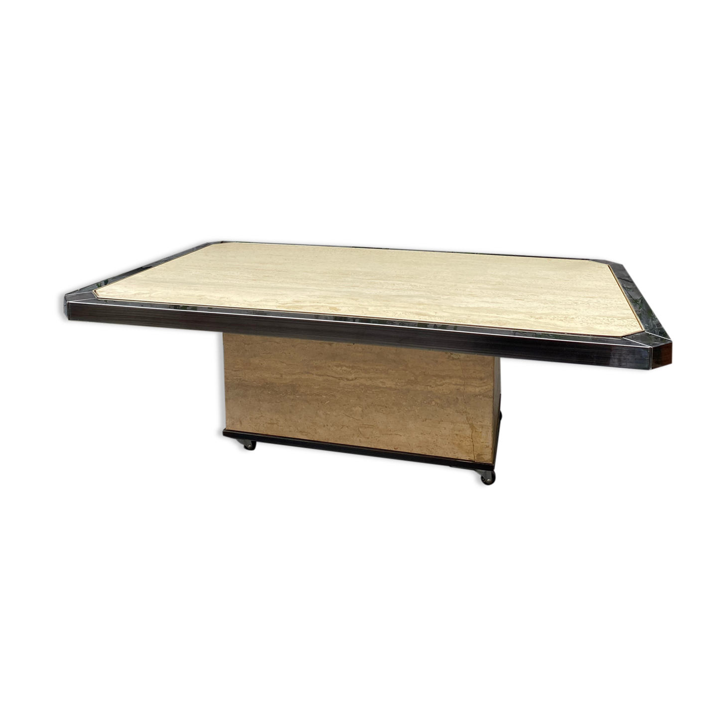 Fedam travertine coffee table