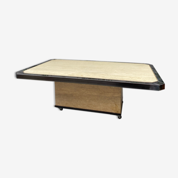 Fedam travertine coffee table