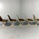 Chaises Charles & Ray Eames La Fonda Herman Miller années 1960