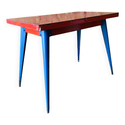 Table en métal Tolix T55 année 50