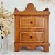 Bedside table, antique piece of furniture with drawers