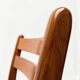 Set of chairs with a minimalist pattern, 1960s