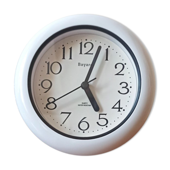 Vintage white round clock bayard
