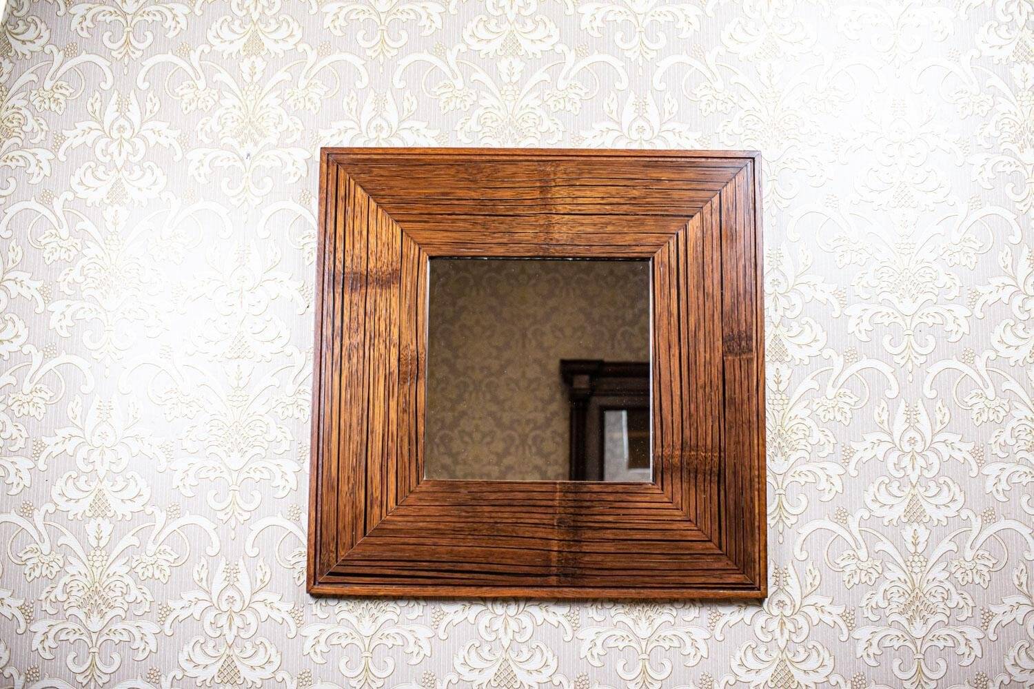 Antique Mirror in Exotic Wood, 1890s