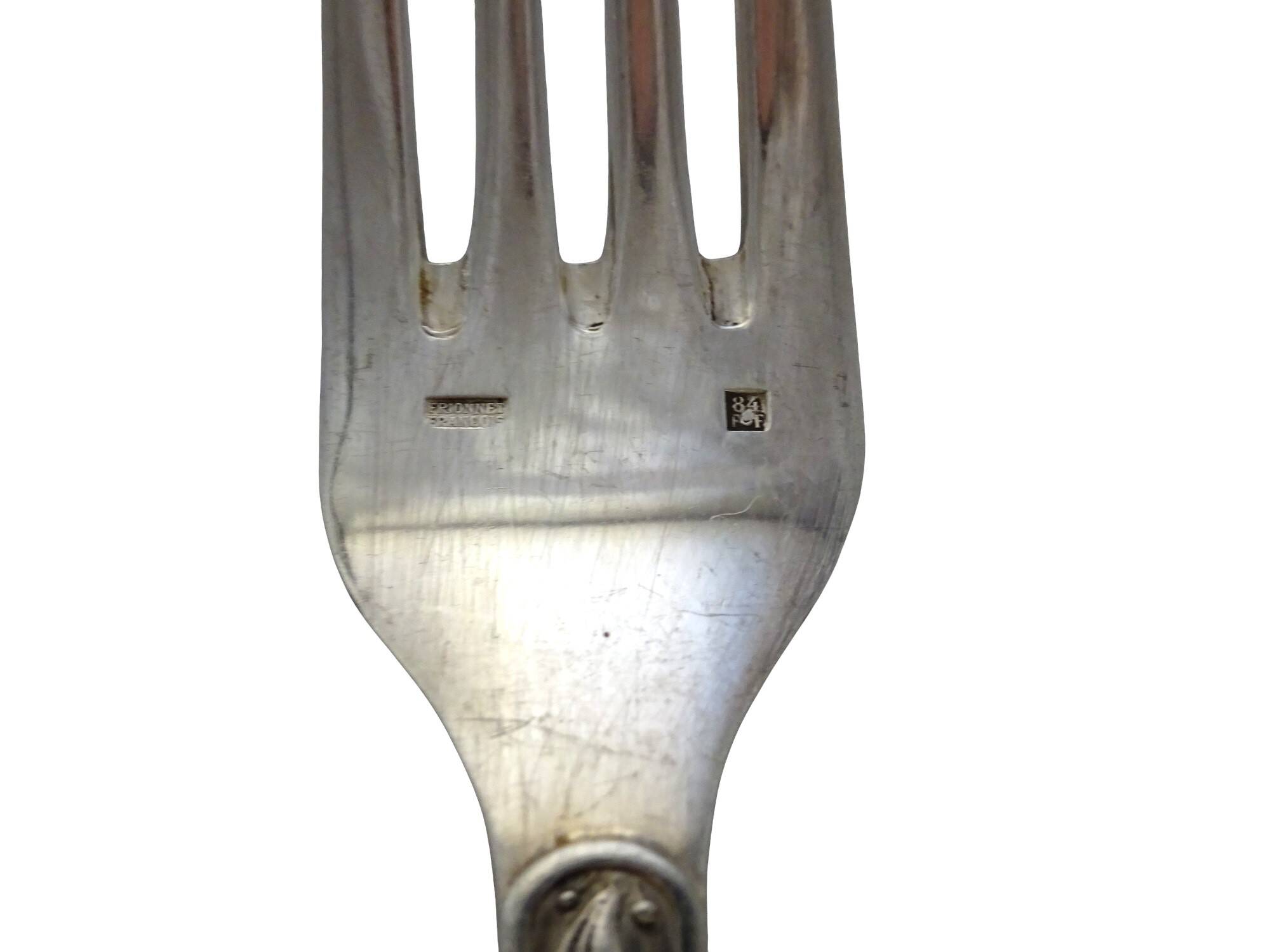 Silver-plated cutlery set - 37 pieces - Frionnet François