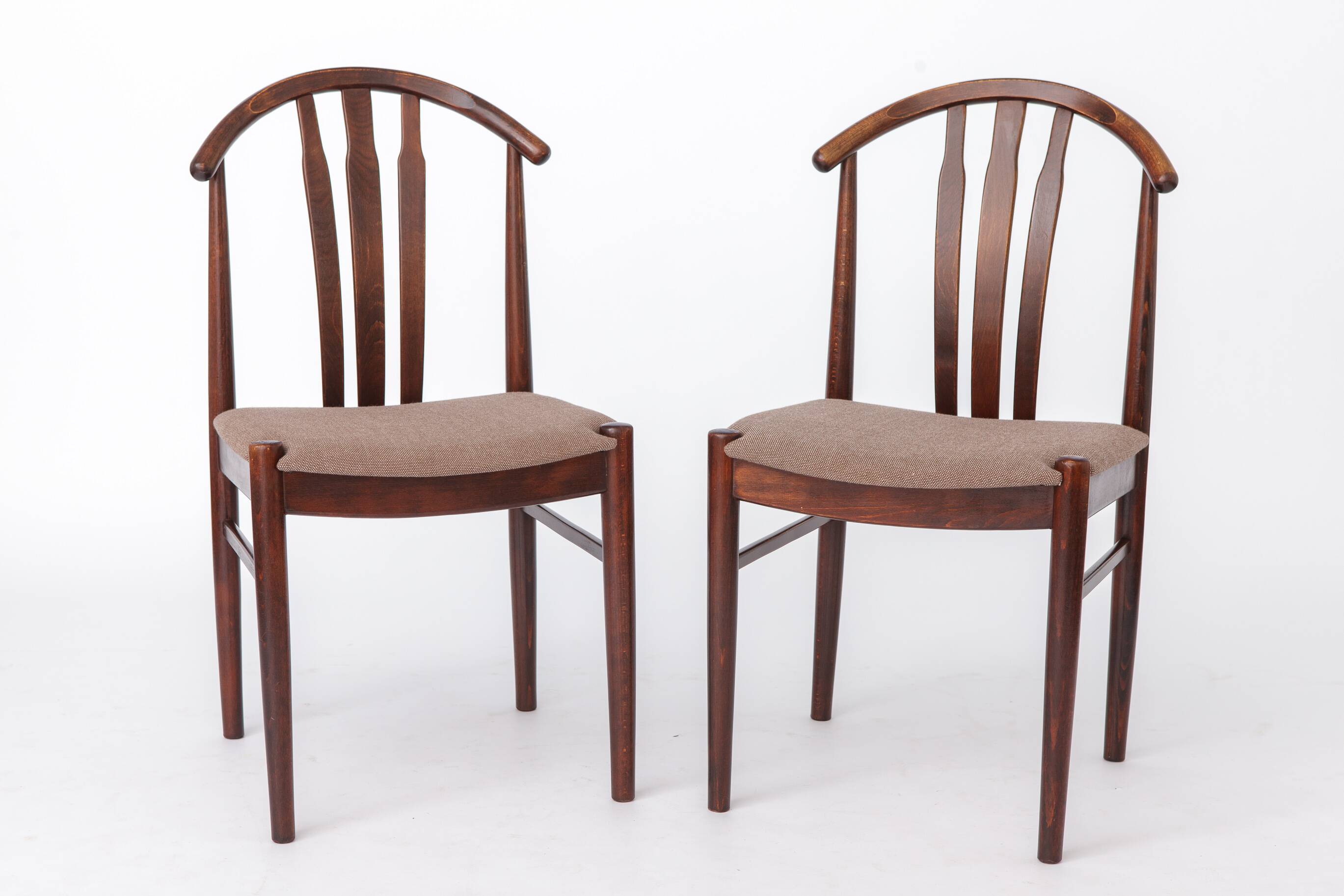 2 of 4 Vintage Swedish Dining Chairs by Carl-Ewert Ekström | Beech | 1960s