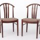 2 of 4 Vintage Swedish Dining Chairs by Carl-Ewert Ekström | Beech | 1960s