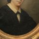 Portrait Elegant Woman oil on canvas, 19th century