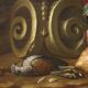 Old painting still life in oil on canvas Italy 17th-18th century