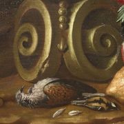 Old painting still life in oil on canvas Italy 17th-18th century