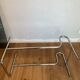 Design coffee table in chrome and smoked glass 60s-70s