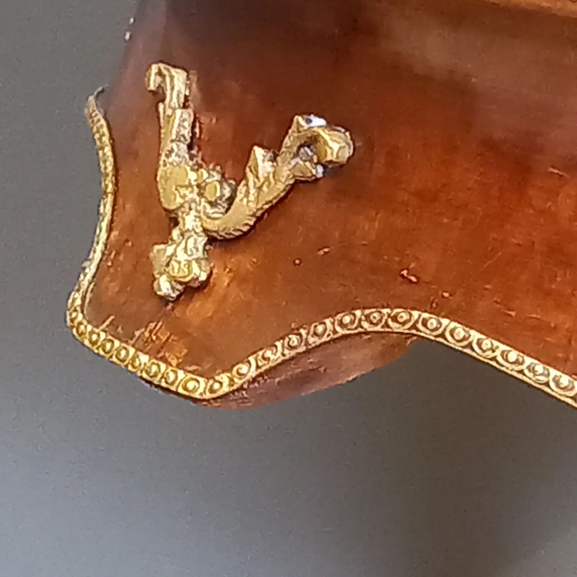 French lamp table with marble top - winetable