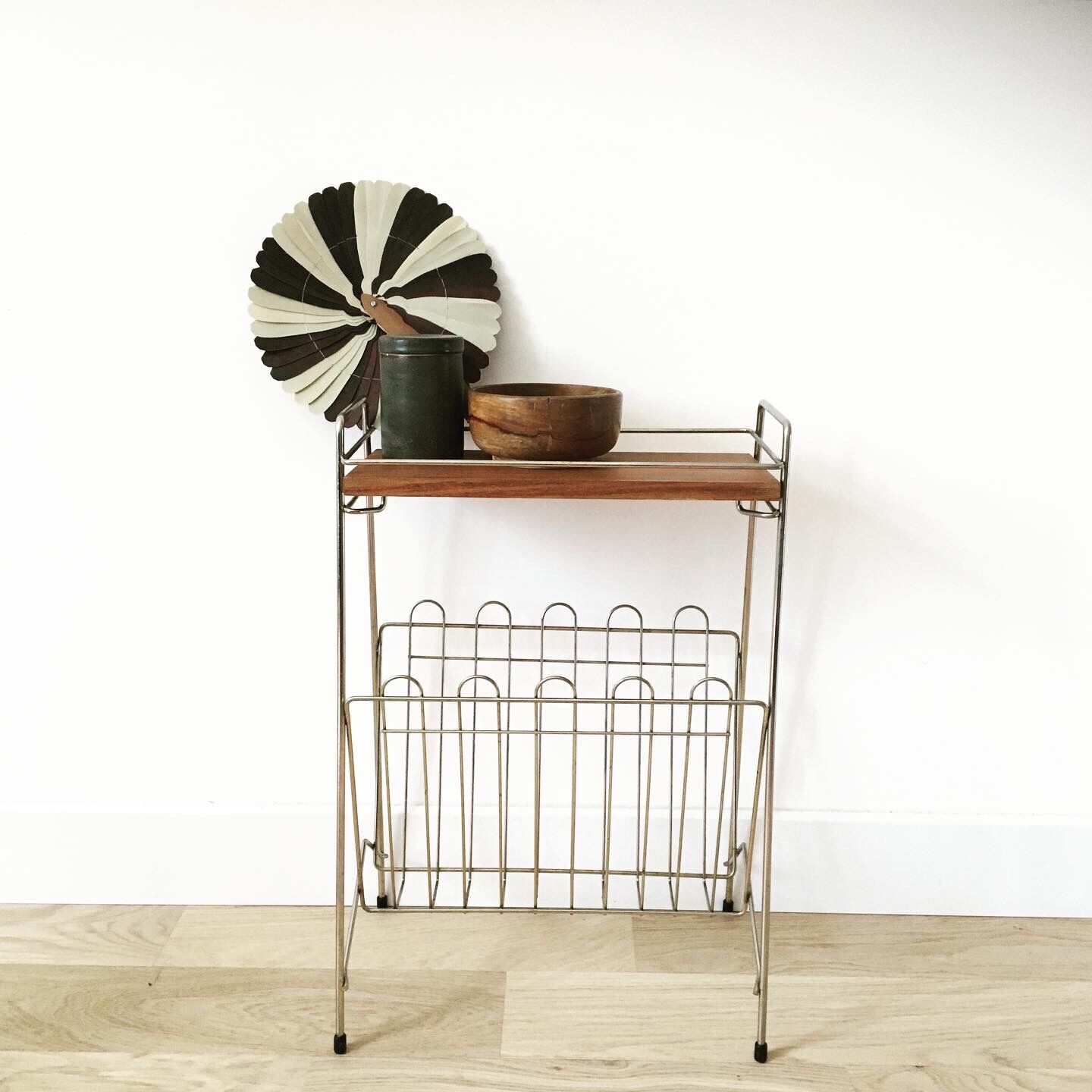 Vintage magazine holder