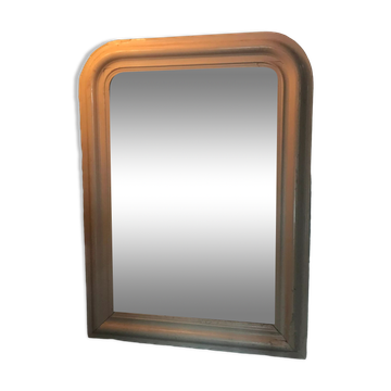 Louis Philippe period mirror, ecru lacquered