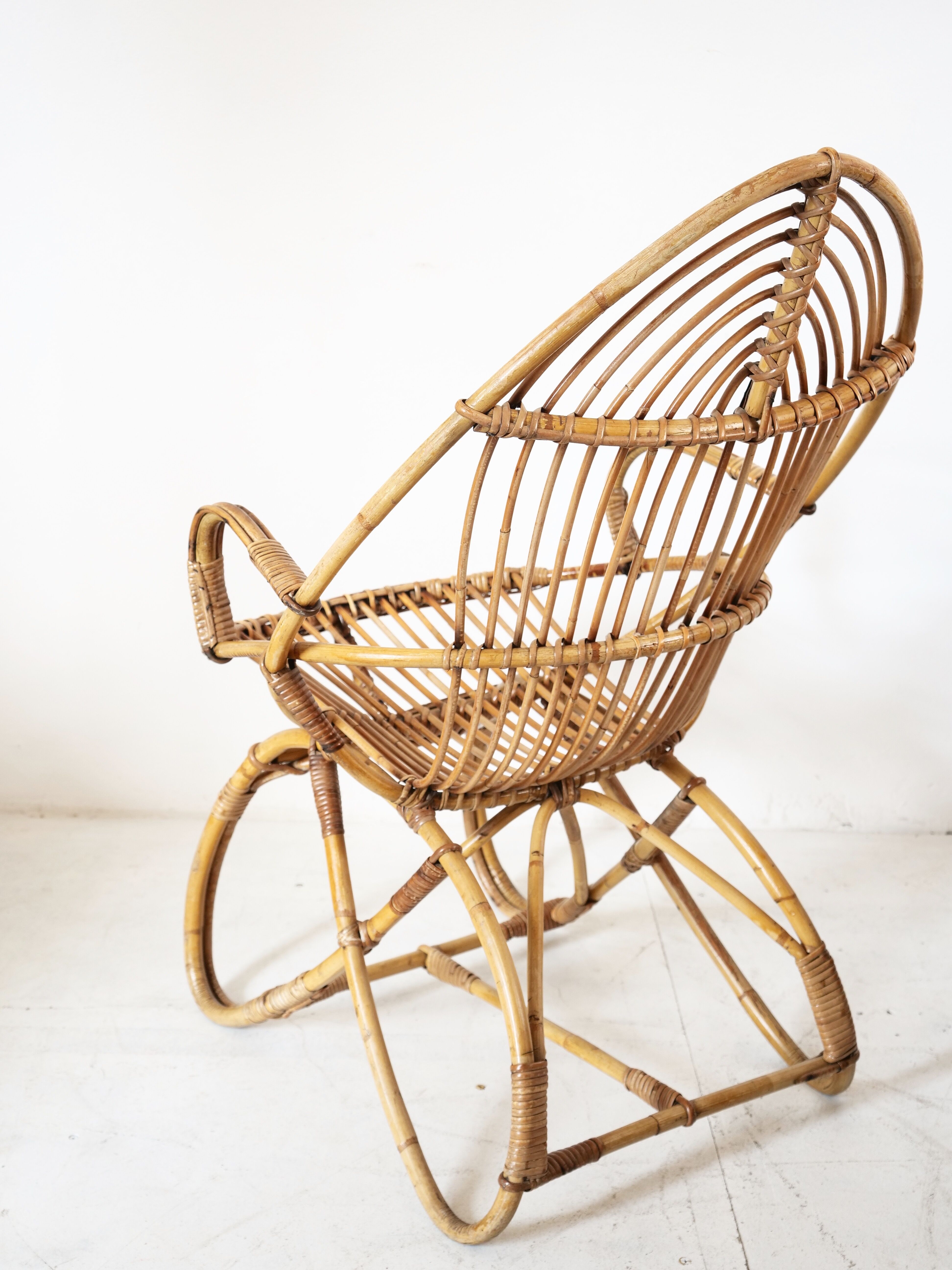 rattan armchair Rohe Noordwolde