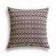 Burgundy and beige Kachin cushion cover (RIDA)