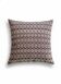 Burgundy and beige Kachin cushion cover (RIDA)