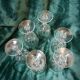 6 verres à pied en cristal d'Arques
