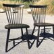 Pair of Hagafors vintage Scandinavian design chairs