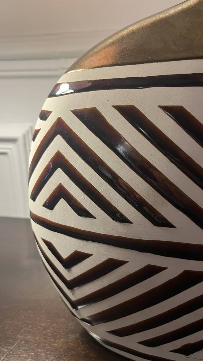 Large Art Deco ceramic vase