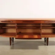 1960s English buffet, brown, teak veneer