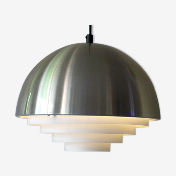 Scandinavian brass pendant lamp, 1950s