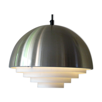 Scandinavian brass pendant lamp, 1950s