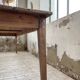 Farmhouse table with spindle legs in oak and pine, 2.5m