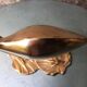 Couple of vintage brass herons