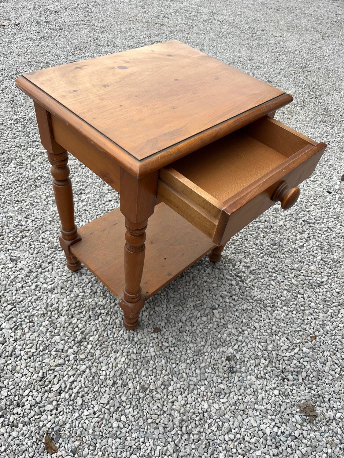 Vintage bedside table