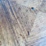 Louis XVI style round side table with fluted legs – 654011