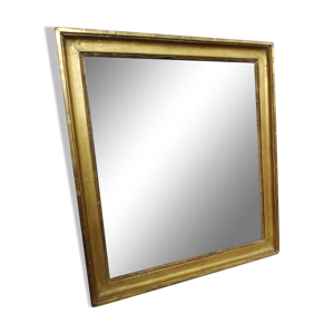 Miroir boir doré XIXème - empire