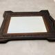 Miroir "tramp art" art populaire 103 x 76 cm