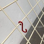 German minimalist Mid-Century coat rack in rope, 1960s