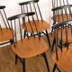 Lot de 6 chaises Fanett par Ilmari Tapiovaara