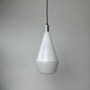 Vintage glass suspension light 1970