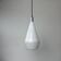 Ancienne suspension vintage en verre 1970