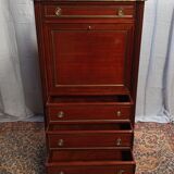 Maurice HIRSH for Maison Jansen Louis XVI style mahogany secretary