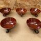 Series 5 mugs hbcm ceramic brown vintage #b283