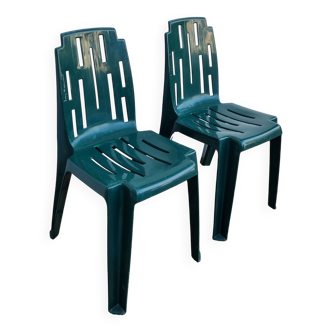 Paire chaises Henry Massonnet