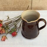 Old pitcher with glazed sandstone spout - 50s